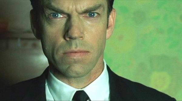 Hugo Weaving as Agent Smith in "The Matrix"