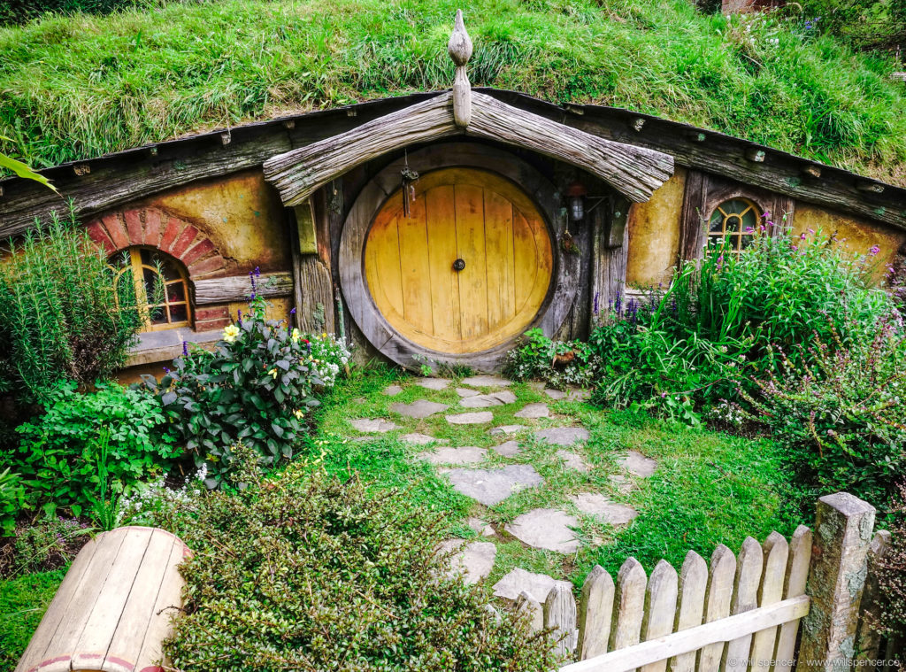 One of the famous Hobbit holes