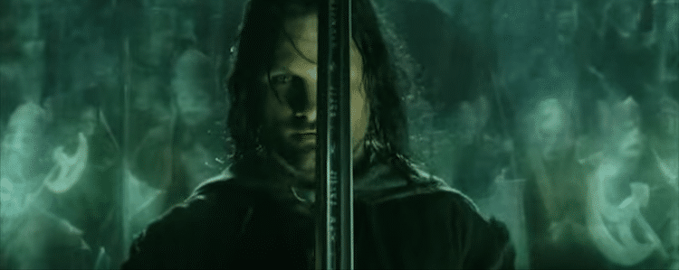 Aragorn and the dead