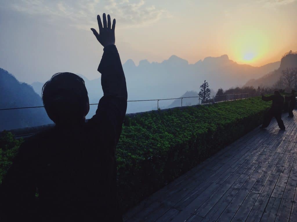 Sunrise over Wudan Mountain, China